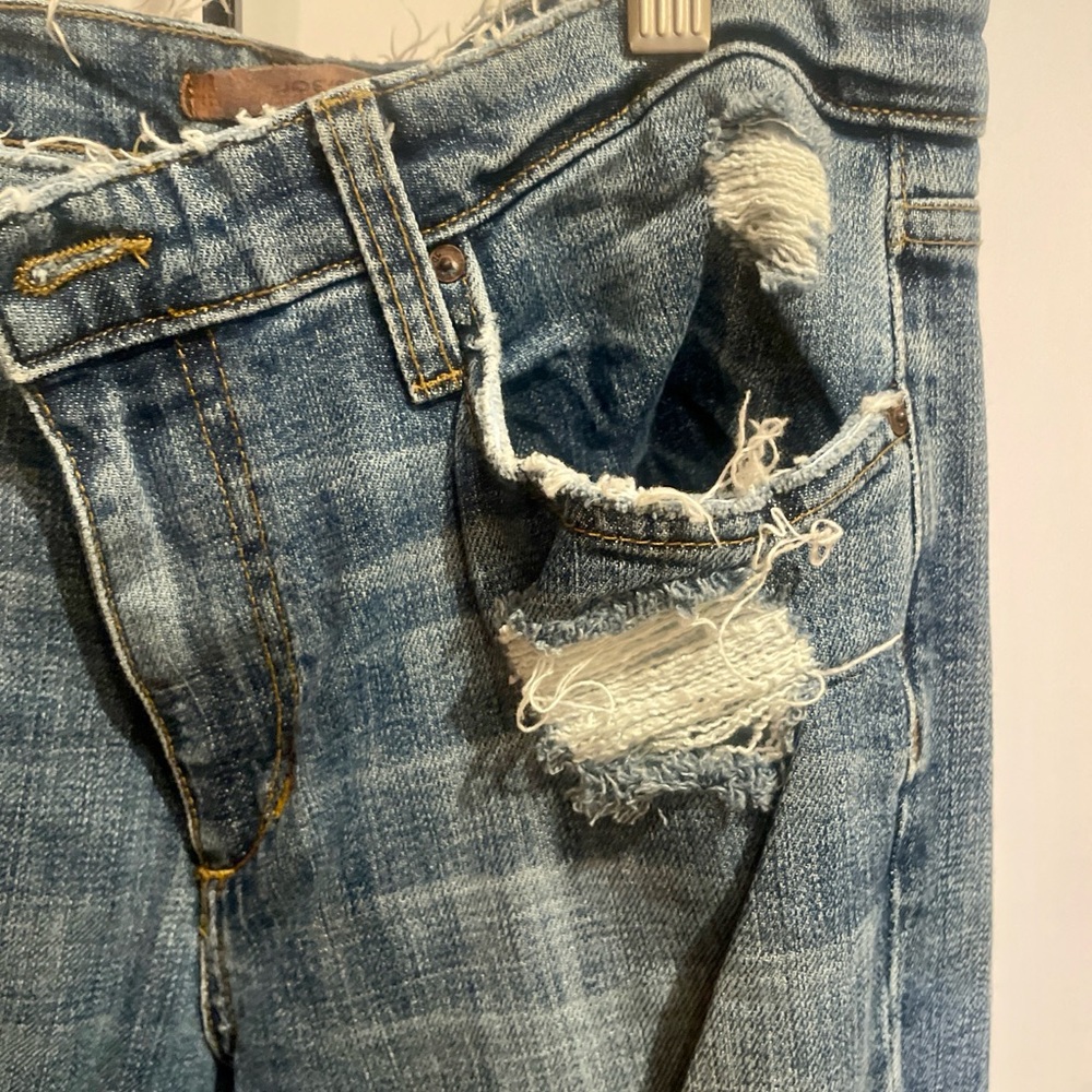 Joe's Jeans - Boyfriend Slim - Distressed- Medium Wash - Women 30 - Picture 2 of 7
